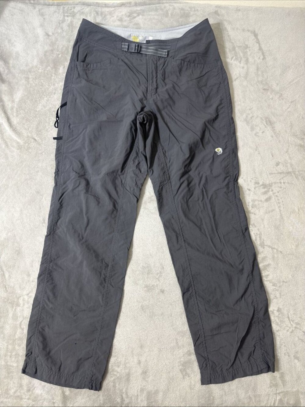 Mountain Hardwear Hiking Pants Womens 8 Gray Lightweight Outdoor